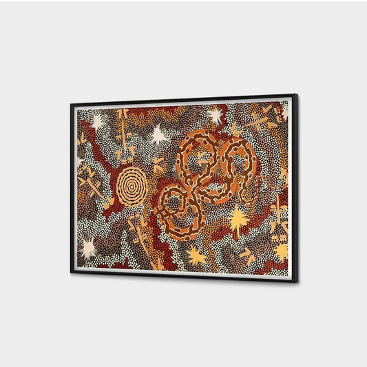 Australian Aboriginal Snake Art