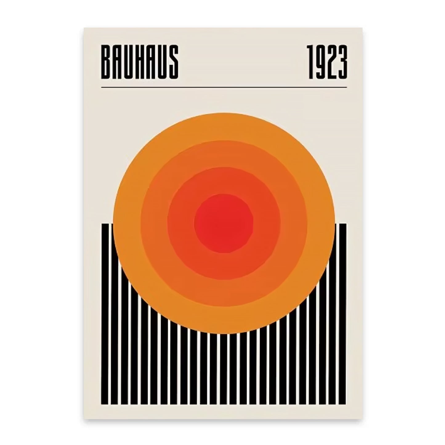 Bauhaus Sunset Stripe