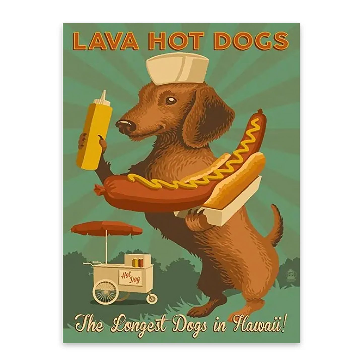 Dackel-Lava-Hotdogs