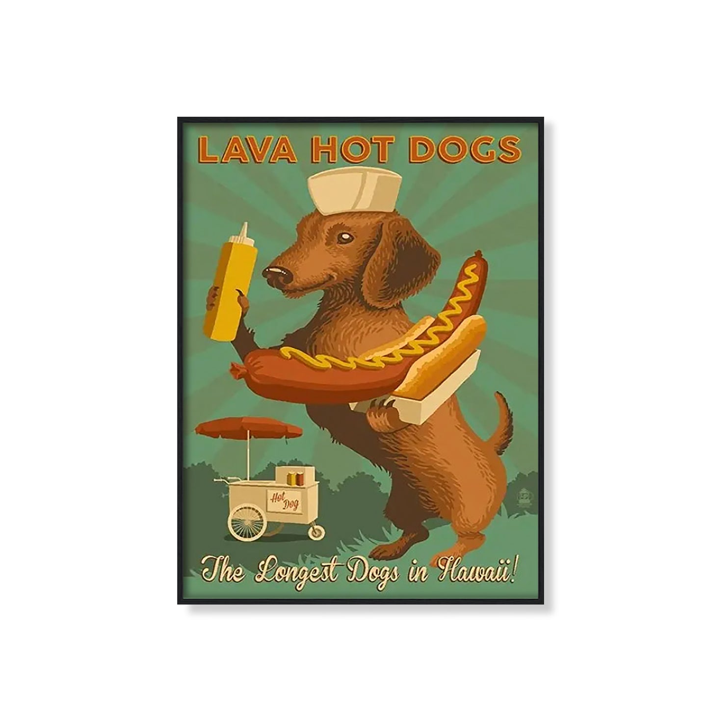 Dackel-Lava-Hotdogs