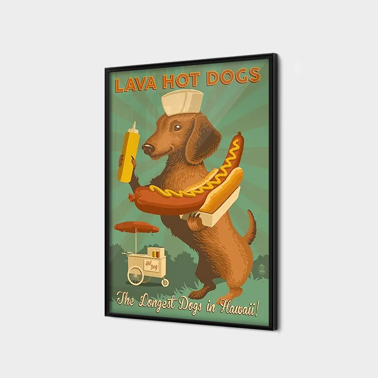 Dackel-Lava-Hotdogs