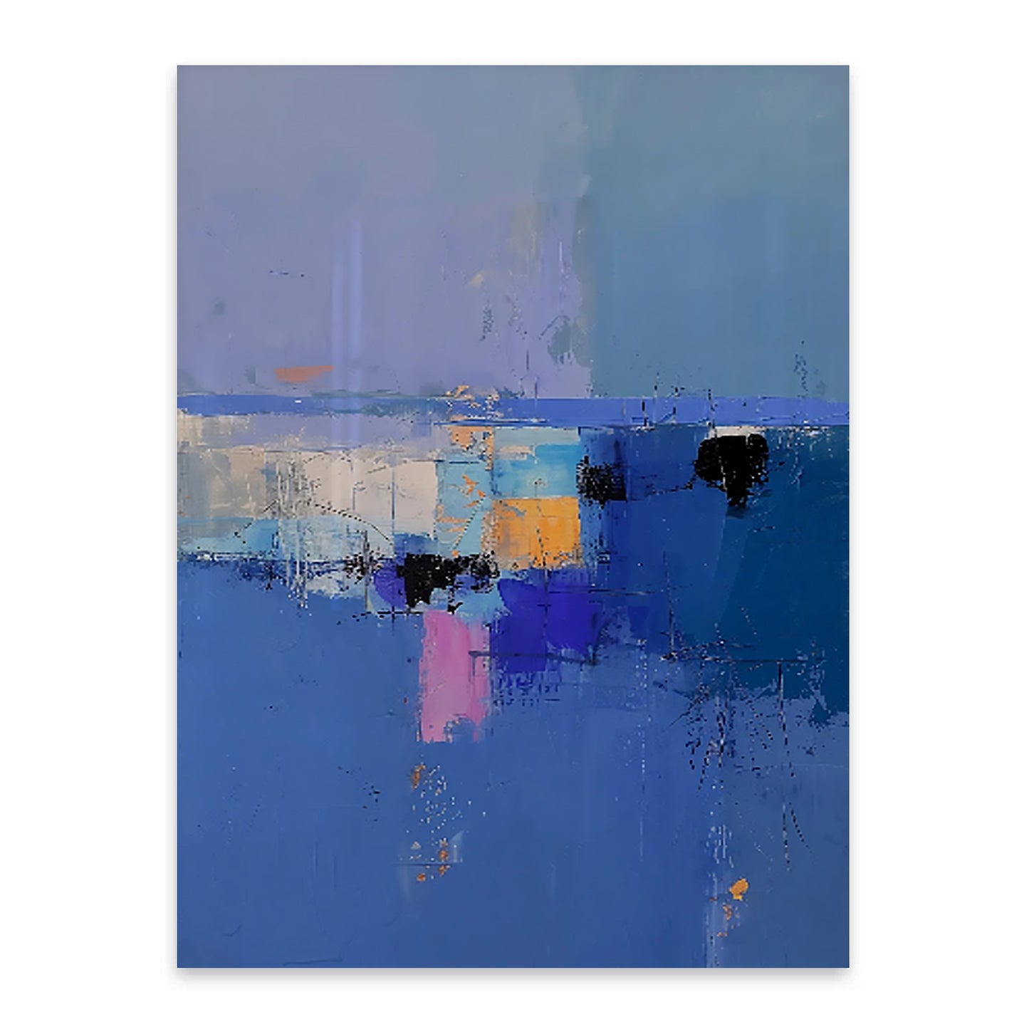 "Dyb Ocean" Abstrakt Kunst