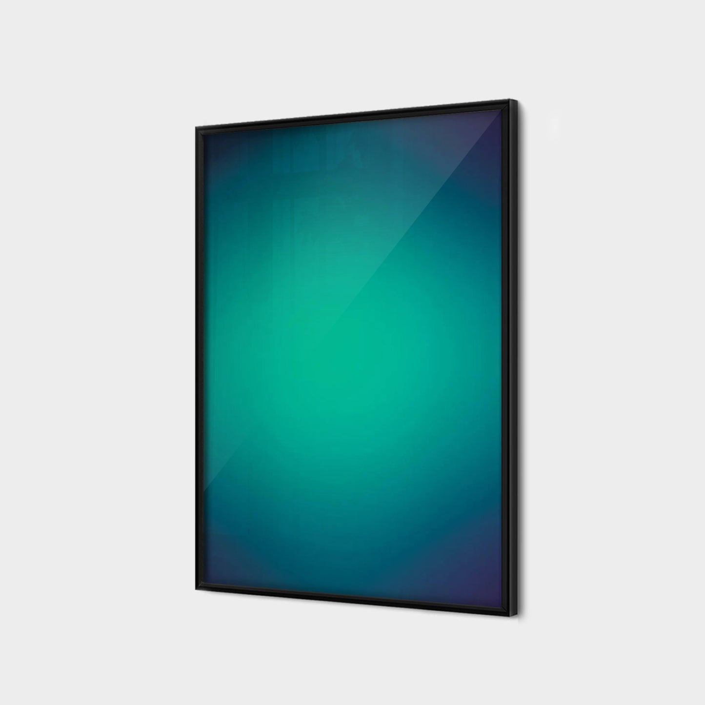 Halo Gradient Kunst (Grøn Blå)