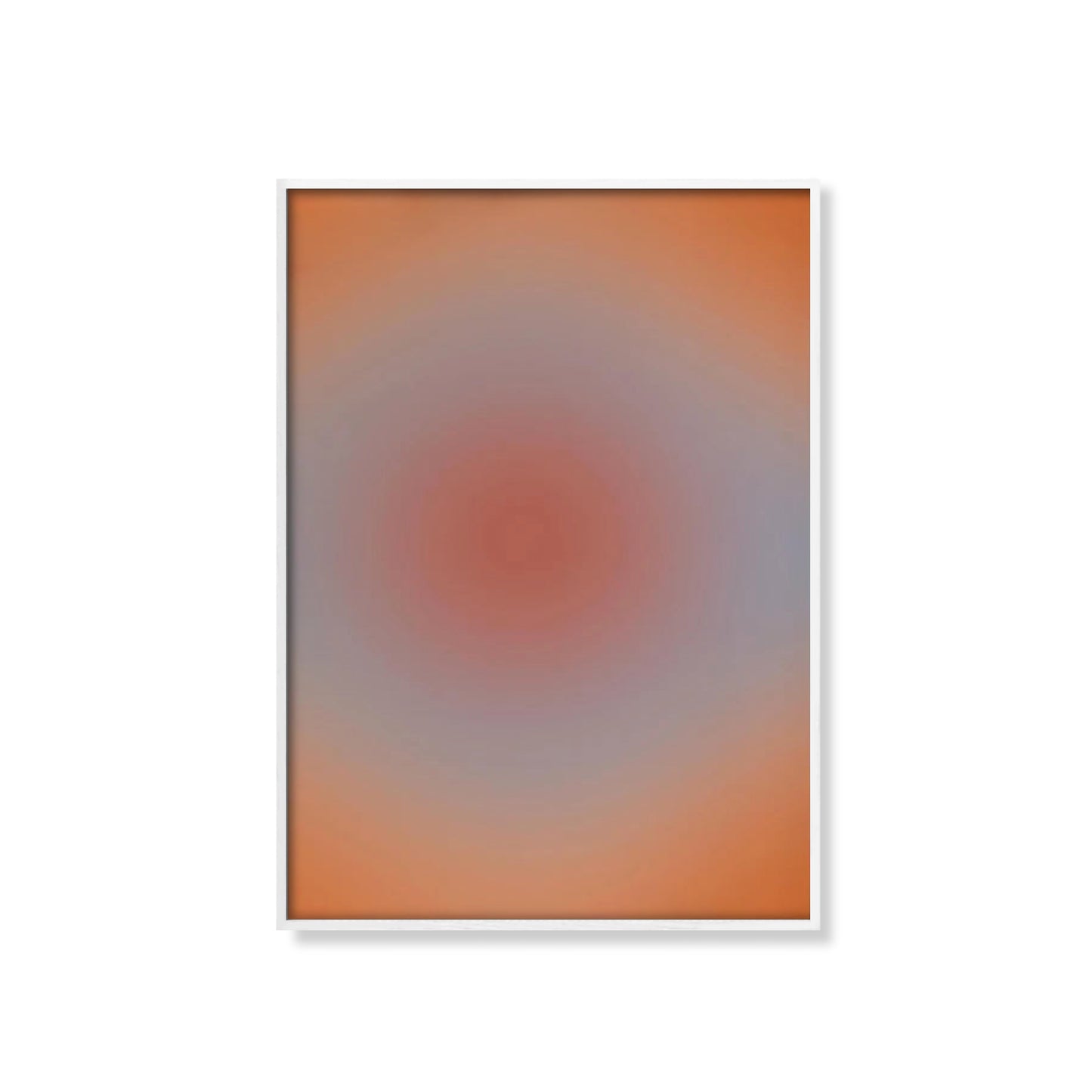 Halo Gradient Kunst (Orange Grå)
