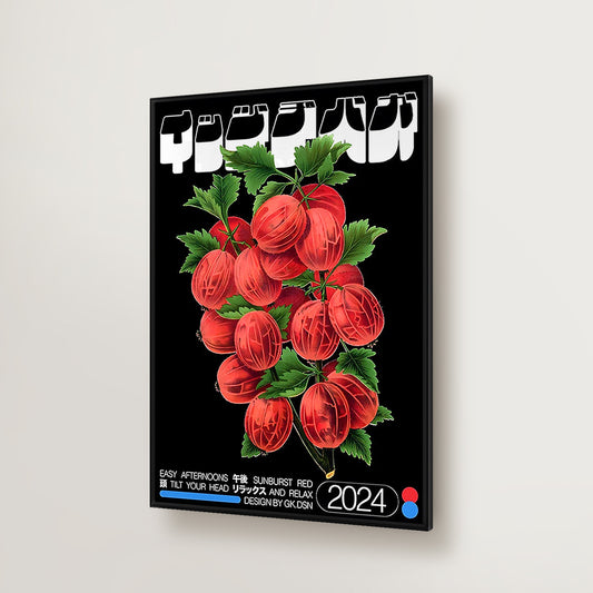 Japanese Vintage Gooseberry Poster