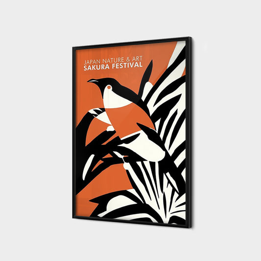 Japansk Vintage Plakat - Sakura Festival