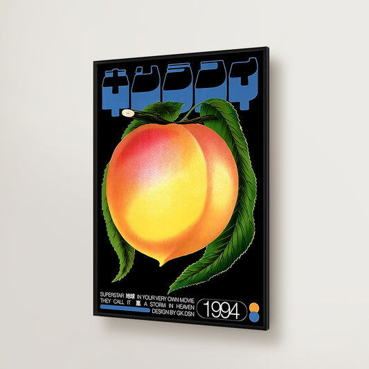 Japanese Vintage Sweet Peach Poster