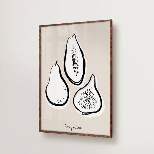 Les Fruits Abstract Art