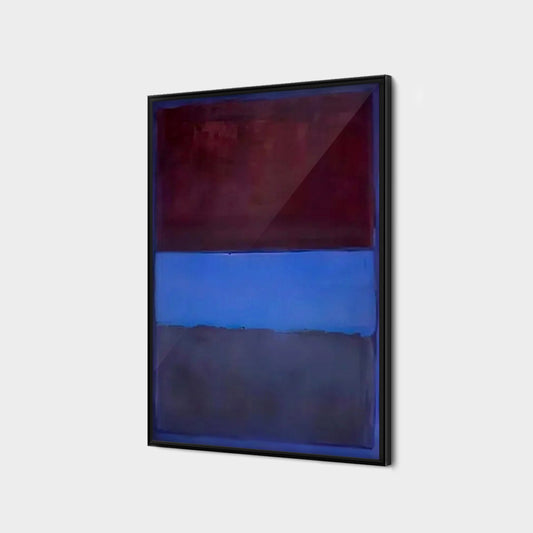 Mark Rothko Blå Brun Geometri