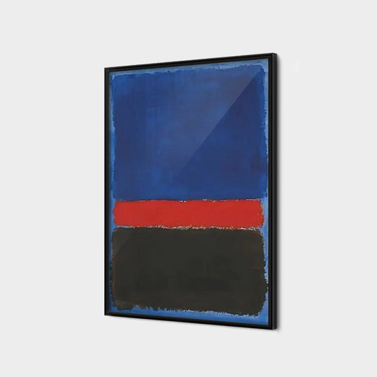 Mark Rothko Blue Red Minimalism