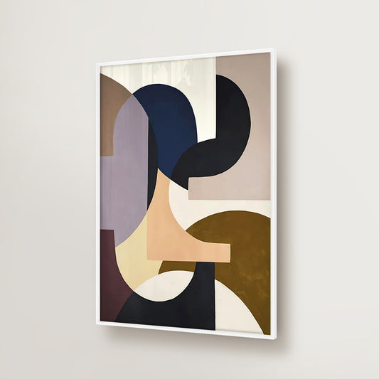 Nordic Abstract Muted Geometric Art