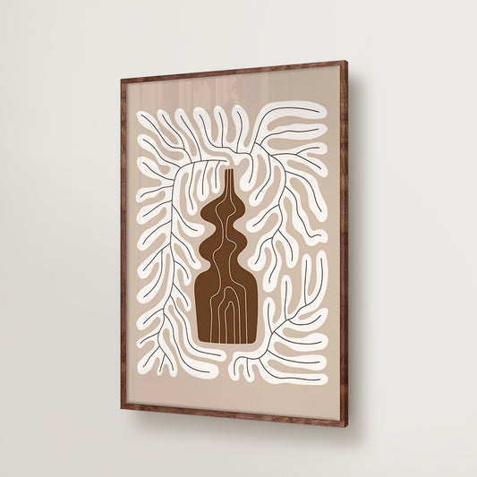 Nordic Abstract Vine in Vase