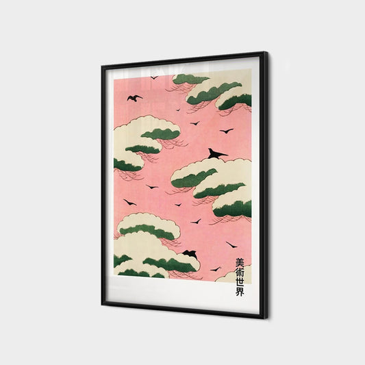 Pink Sky by Watanabe Seitei