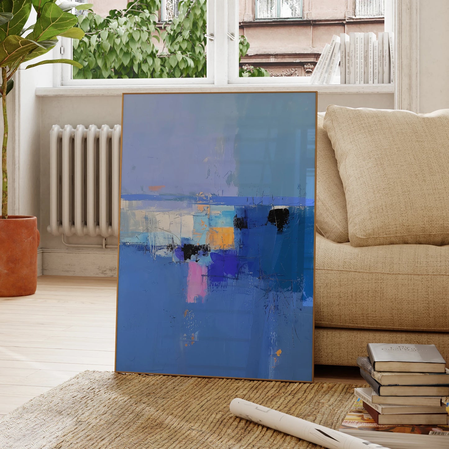 "Dyb Ocean" Abstrakt Kunst