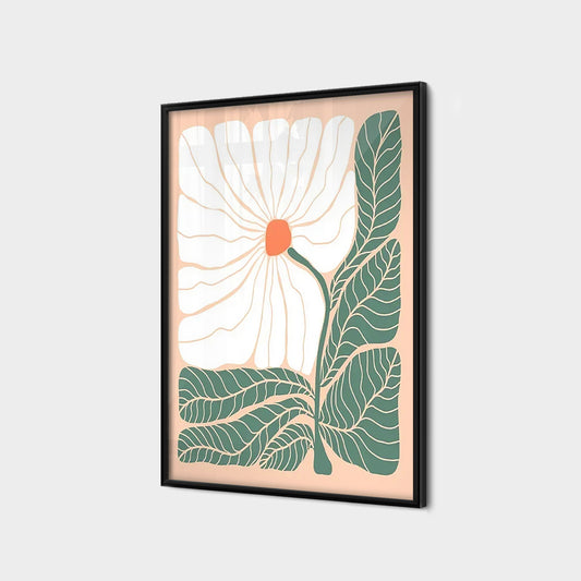 Scandinavian Abstract Flower Series 1