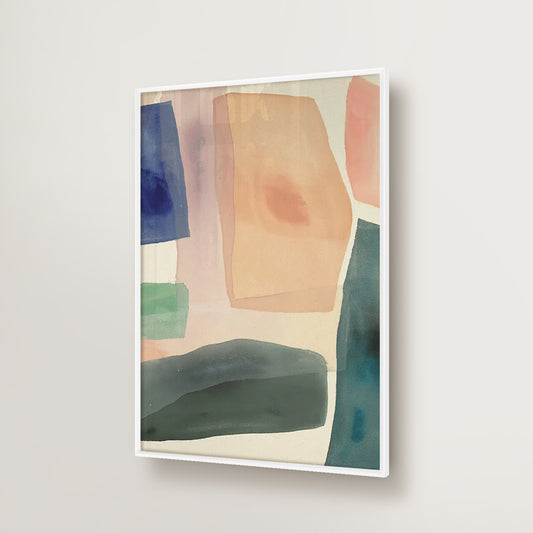 Watercolor Geometry Art