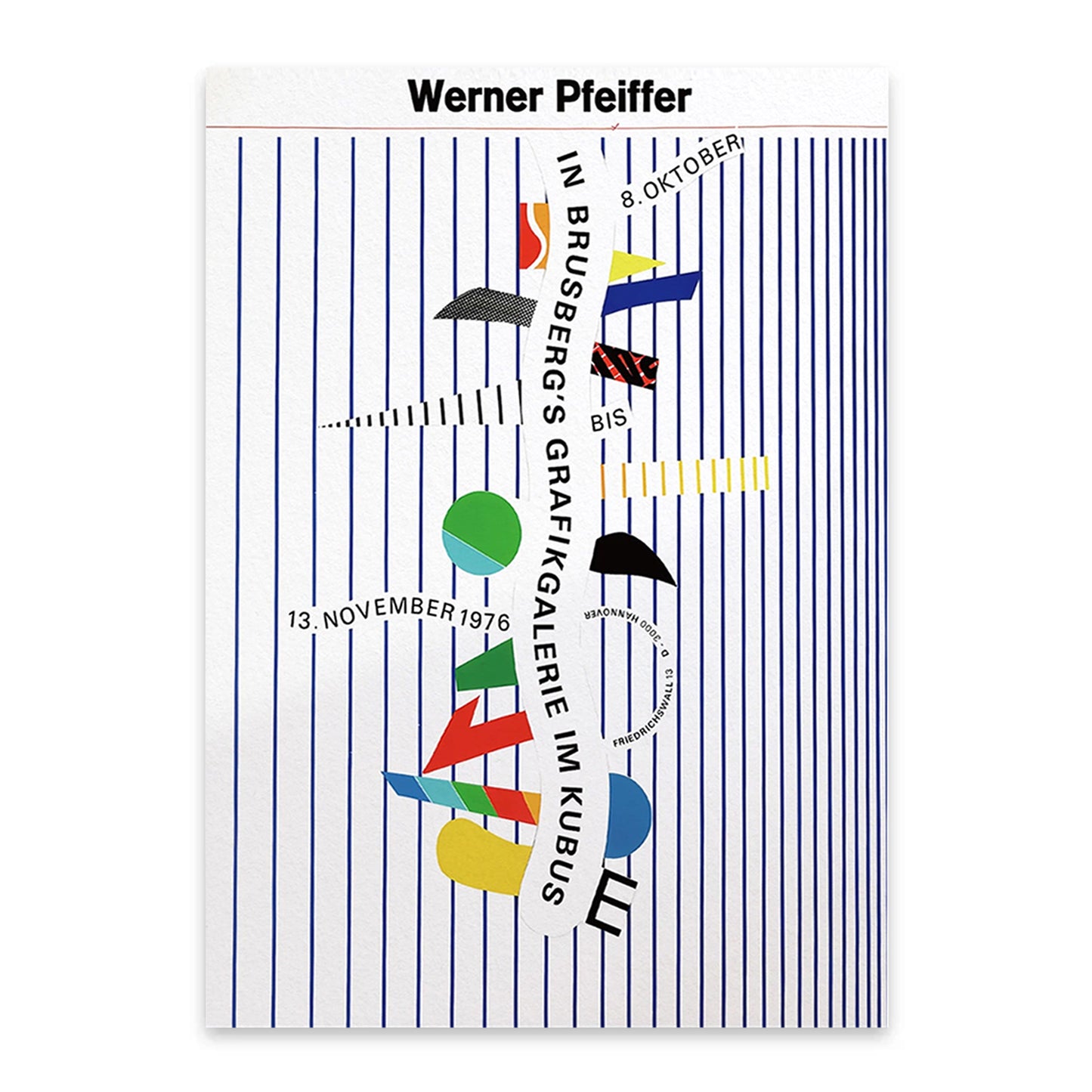 Werner Pfeiffer Abstract Stripe Wall Art