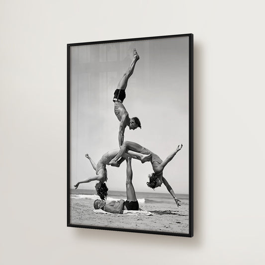 Beach Acrobats, 1950s