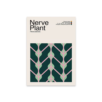 Abstract Nerve Plant Graphic Art