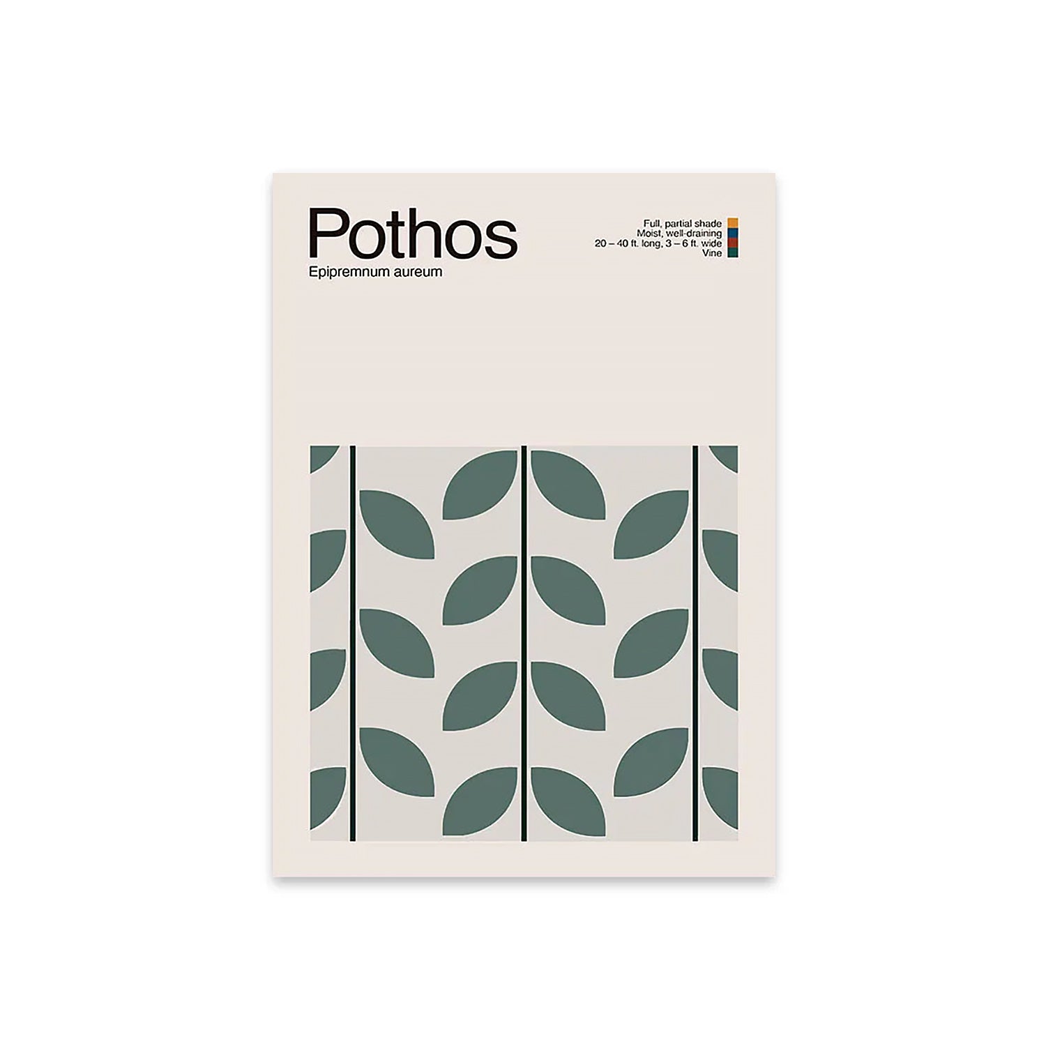 Abstract Pothos Plant Graphic Art-thumbmail-5