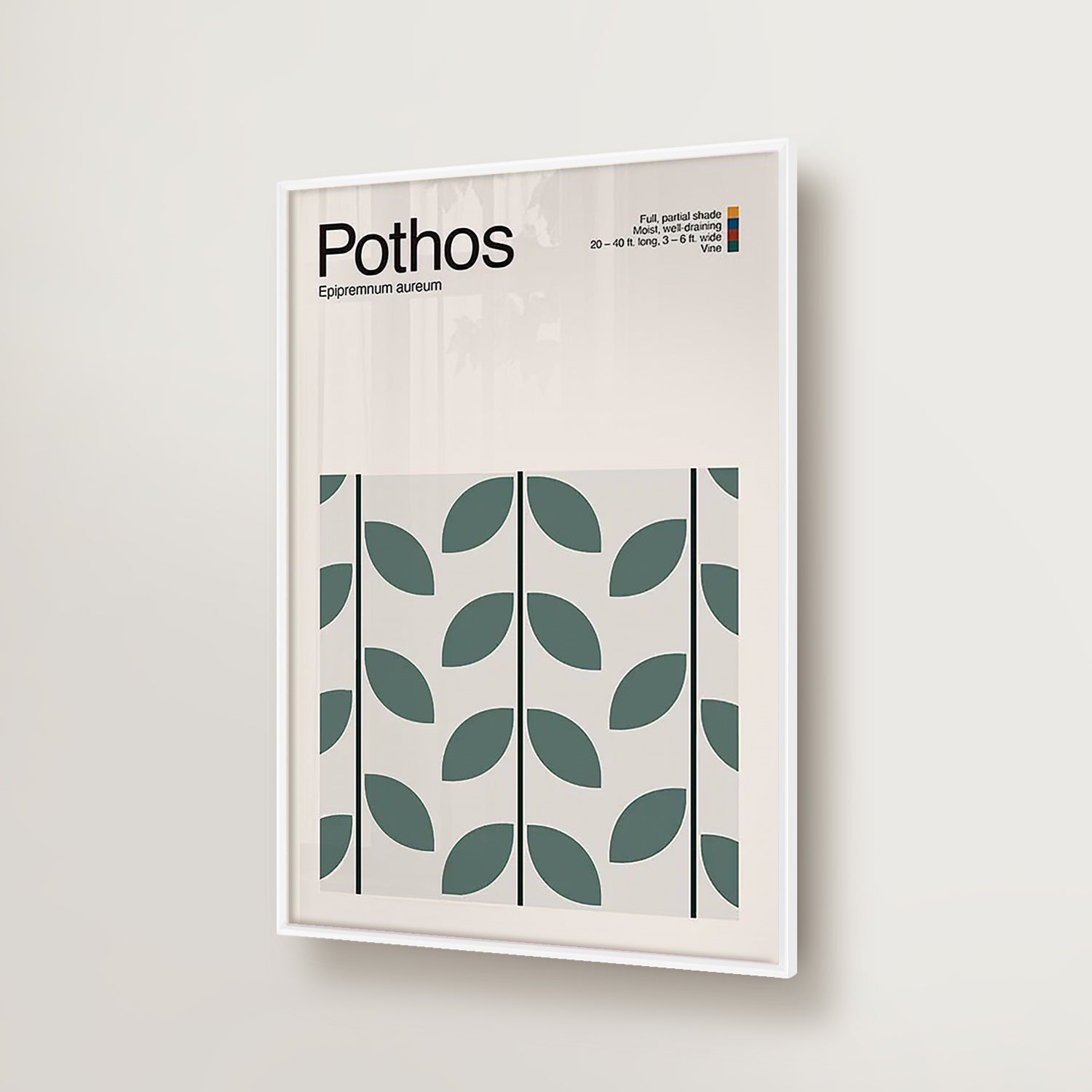 Abstract Pothos Plant Graphic Art-thumbmail-2