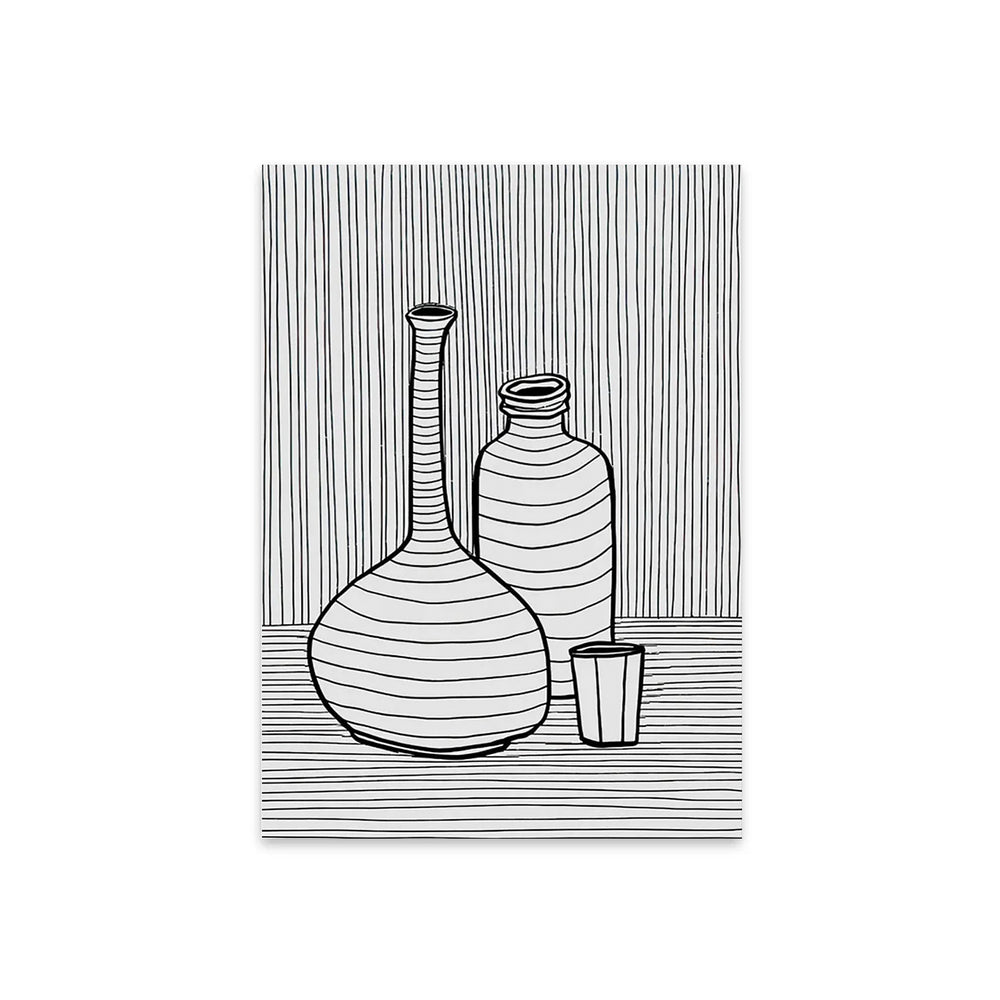 Abstract Vases Line Art – OpenLab Graphics