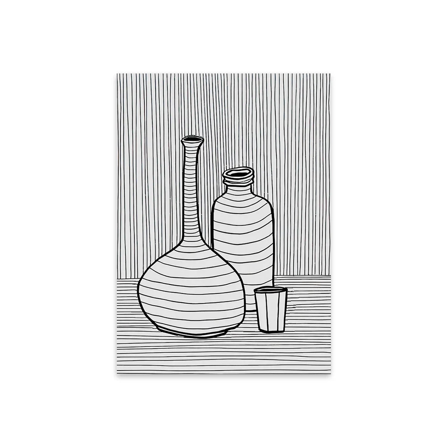 Abstract Vases Line Art-thumbmail-5