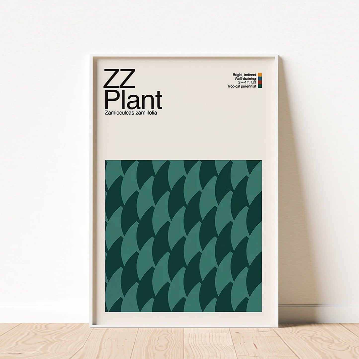 Abstract ZZ Plant Graphic Art