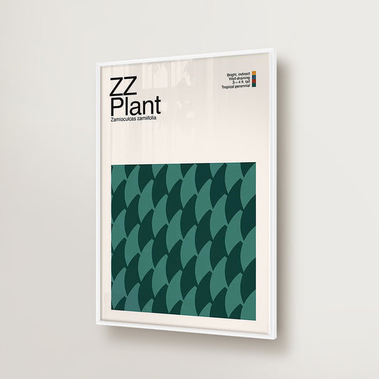Abstract ZZ Plant Graphic Art