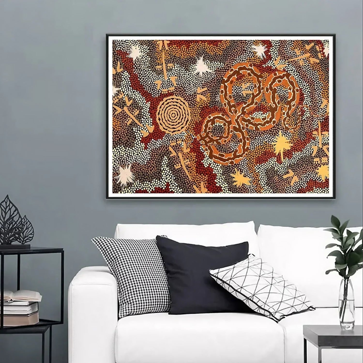 Australian Aboriginal Snake Art-thumbmail-4