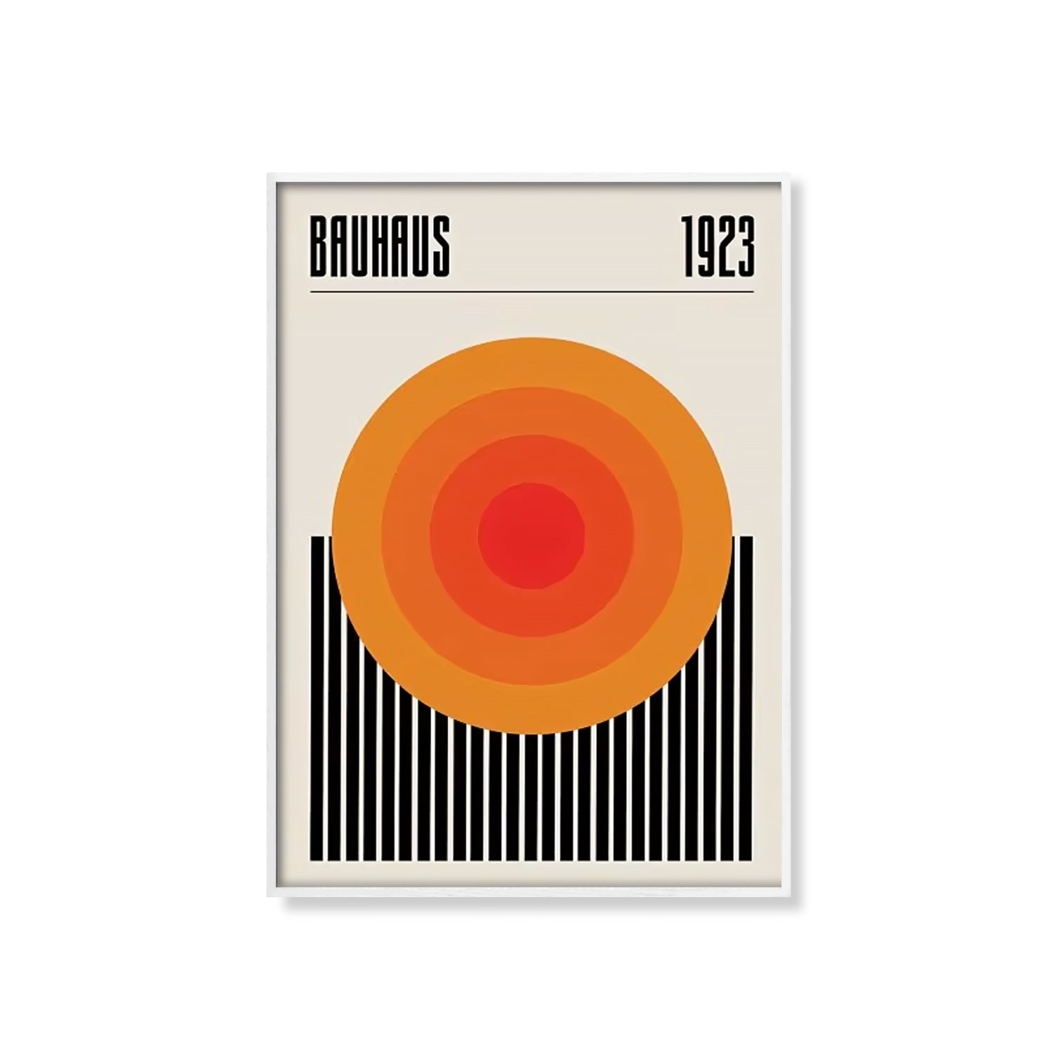 Bauhaus Sunset Stripe