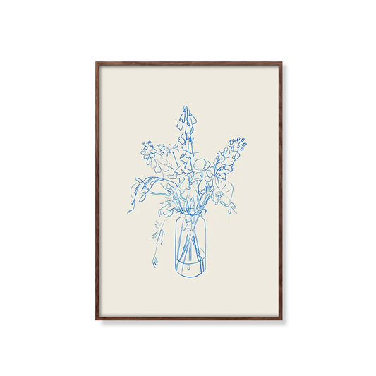 Blue Flower Sketch