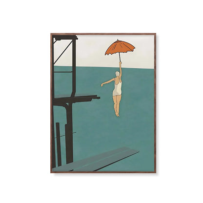 Dive with Umbrella