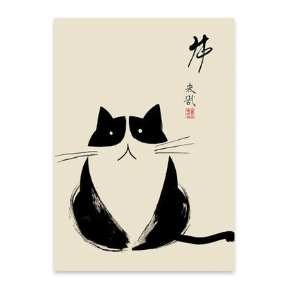 Japanese Vintage Black Cat (3)