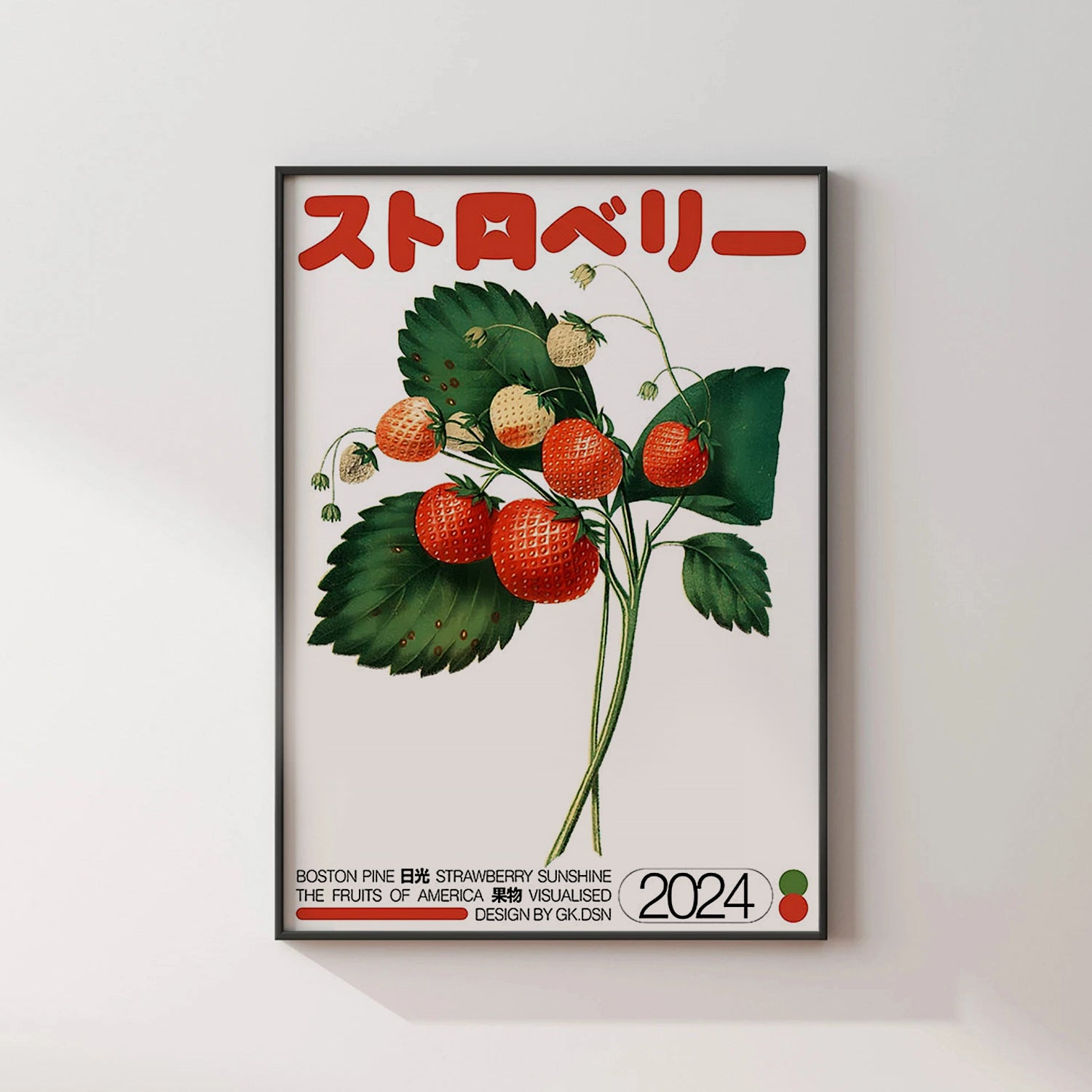 Japanese Vintage Strawberry Poster-thumbmail-46