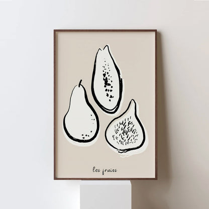Les Fruits Abstract Art