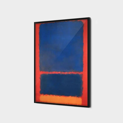 Mark Rothko Blue Orange Geometry