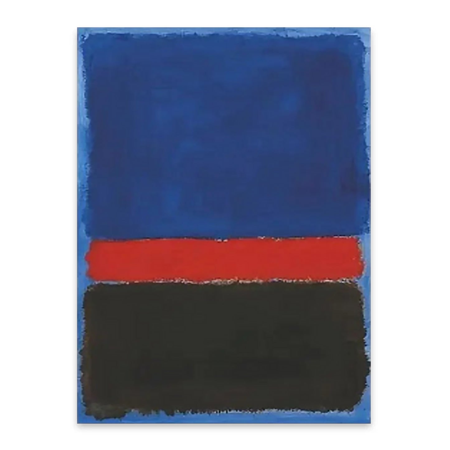 Mark Rothko Blue Red Minimalism