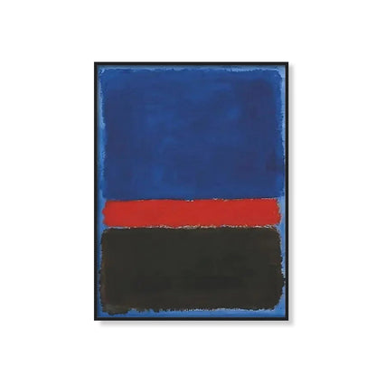 Mark Rothko Blue Red Minimalism