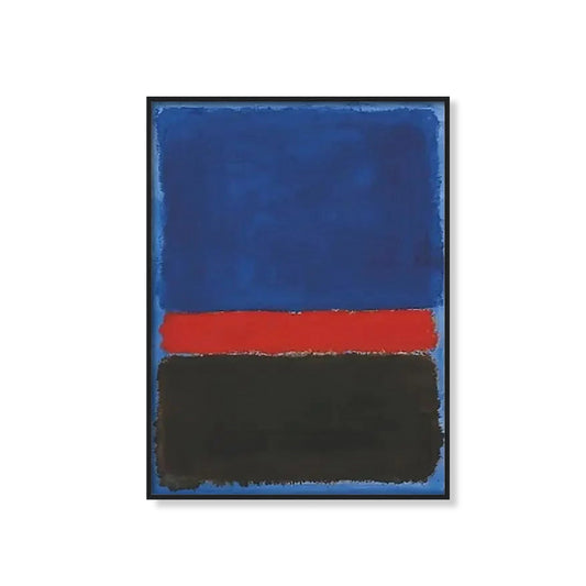 Mark Rothko Blau Rot Minimalismus 