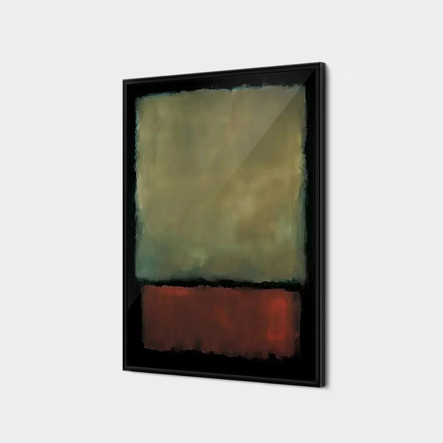 Mark Rothko Green Brown Minimalism