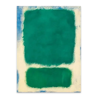 Mark Rothko Green Minimalism