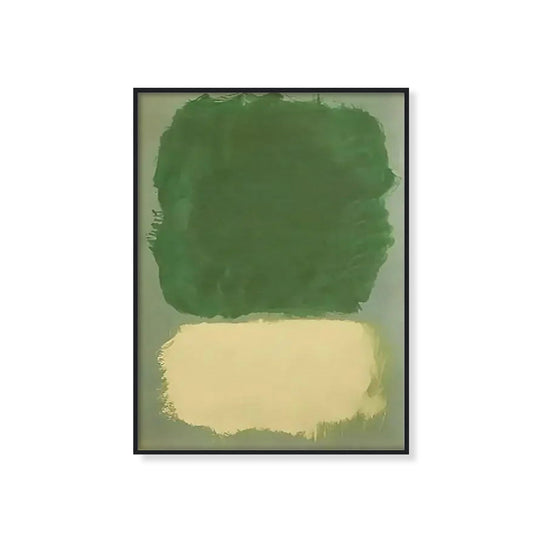 Mark Rothko Green Minimalism