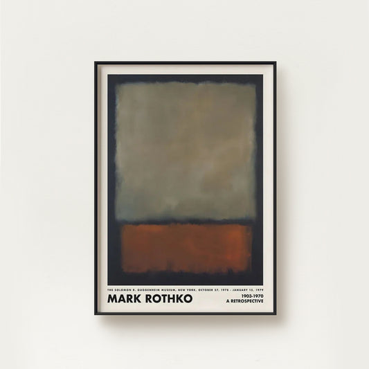 Mark Rothko – A Retrospective (Green & Brown)