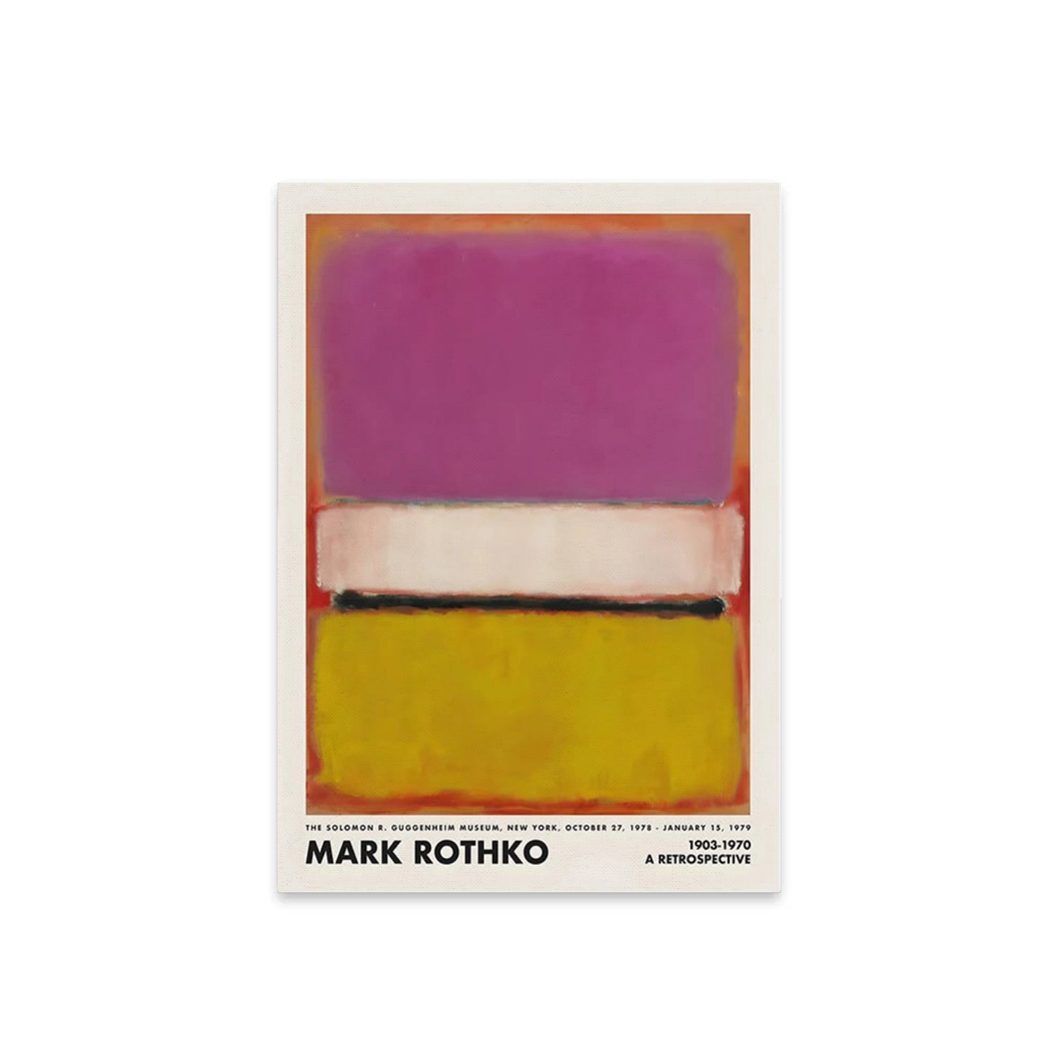 Mark Rothko – A Retrospective (Pink & Orange) – OpenLab Graphics