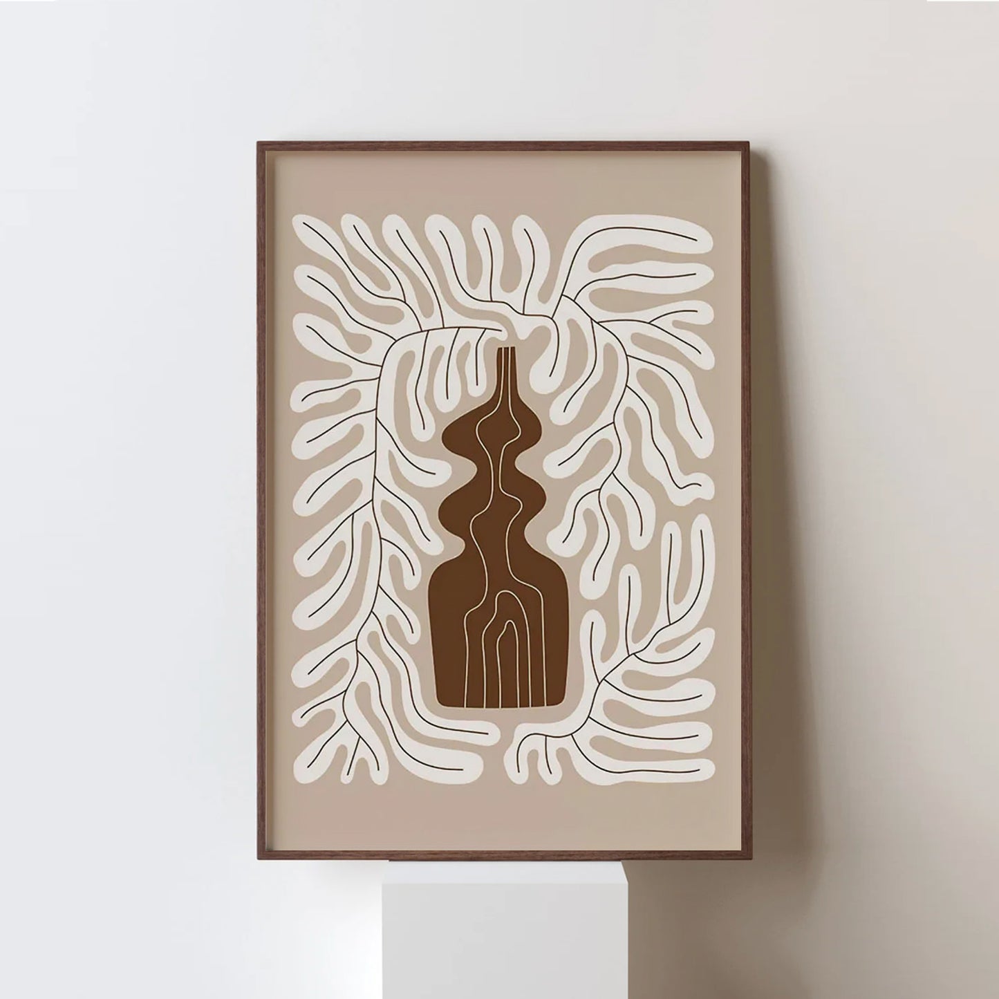 Nordic Abstract Vine in Vase