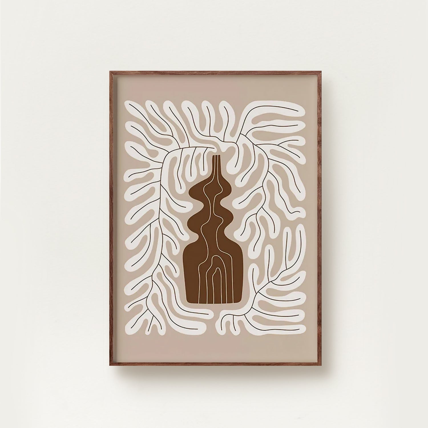 Nordic Abstract Vine in Vase