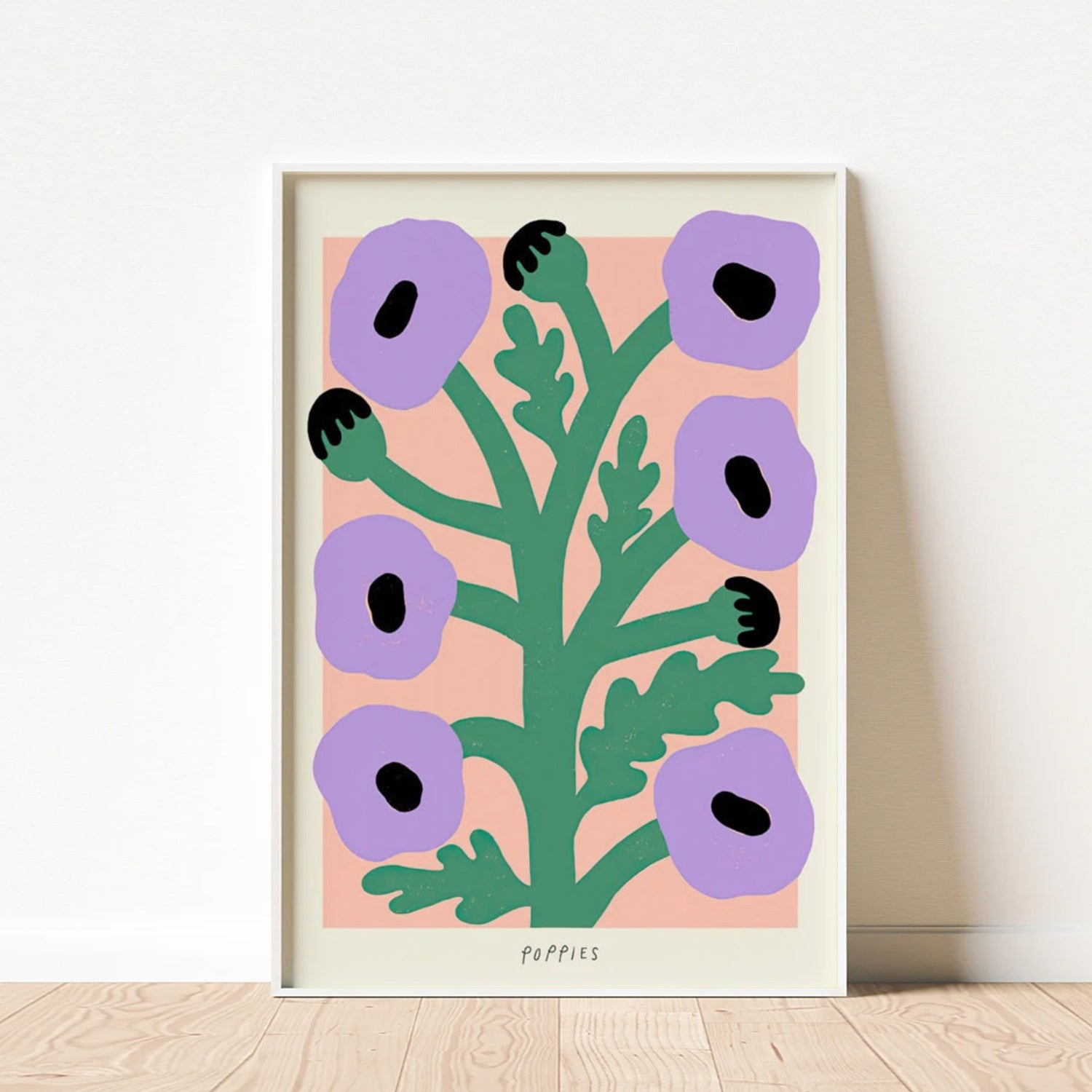 Poppies Plant Abstract Art-thumbmail-3