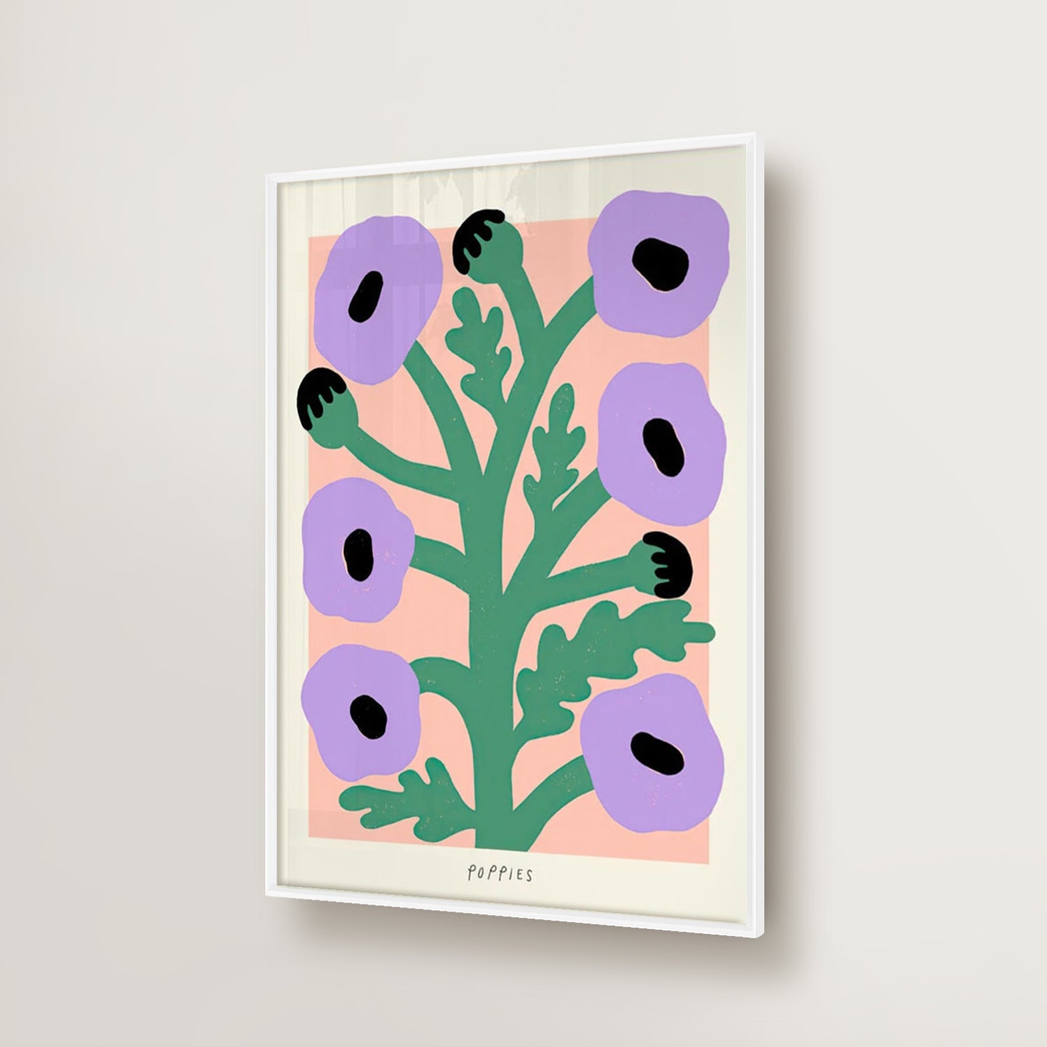 Poppies Plant Abstract Art-thumbmail-2