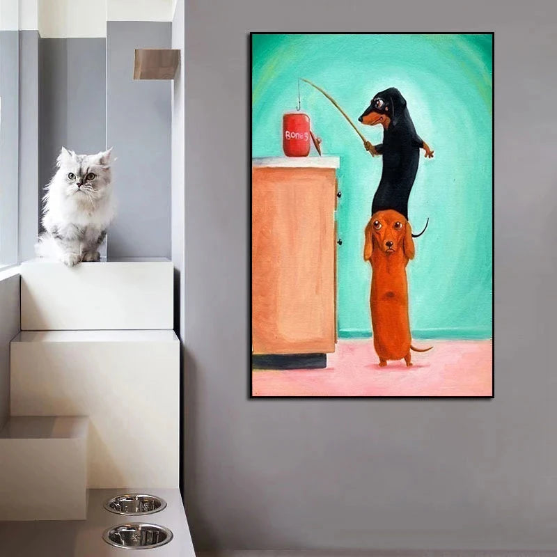 Fishing Dachshund-thumbmail-4